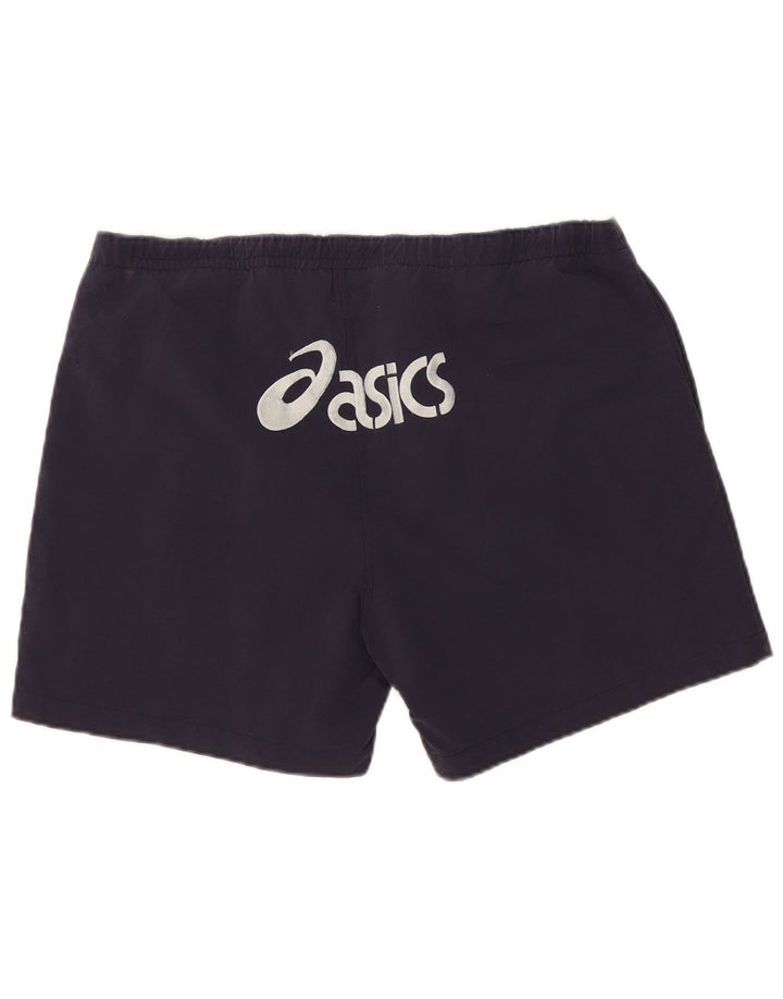 Asics Mens Graphic Sport Shorts 2XL Navy Blue