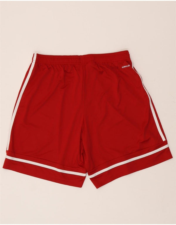 ADIDAS Mens Aeroready Regular Fit Sport Shorts Medium  Red Polyester