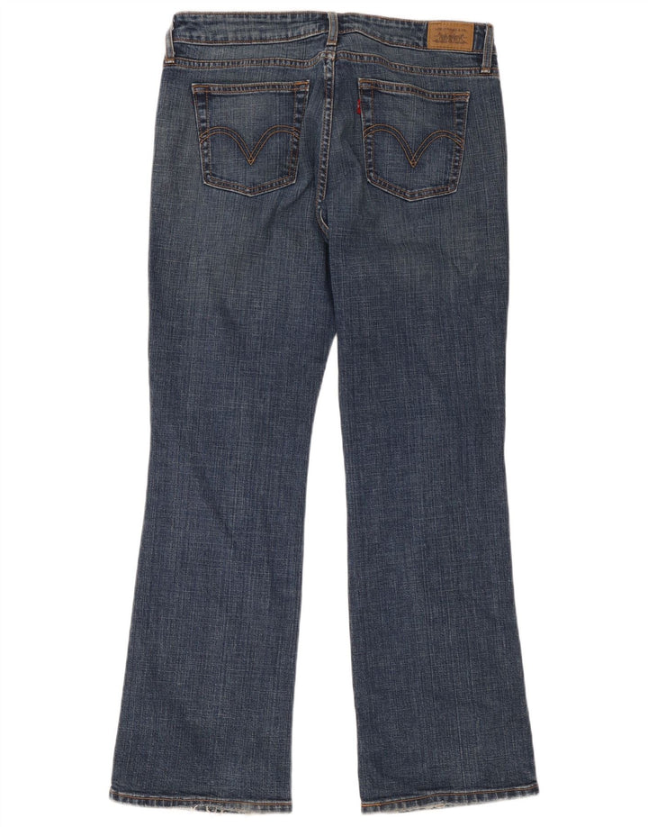 Levi's Womens 545 Low Bootcut Jeans US 12 Large W34 L31 Blue Cotton