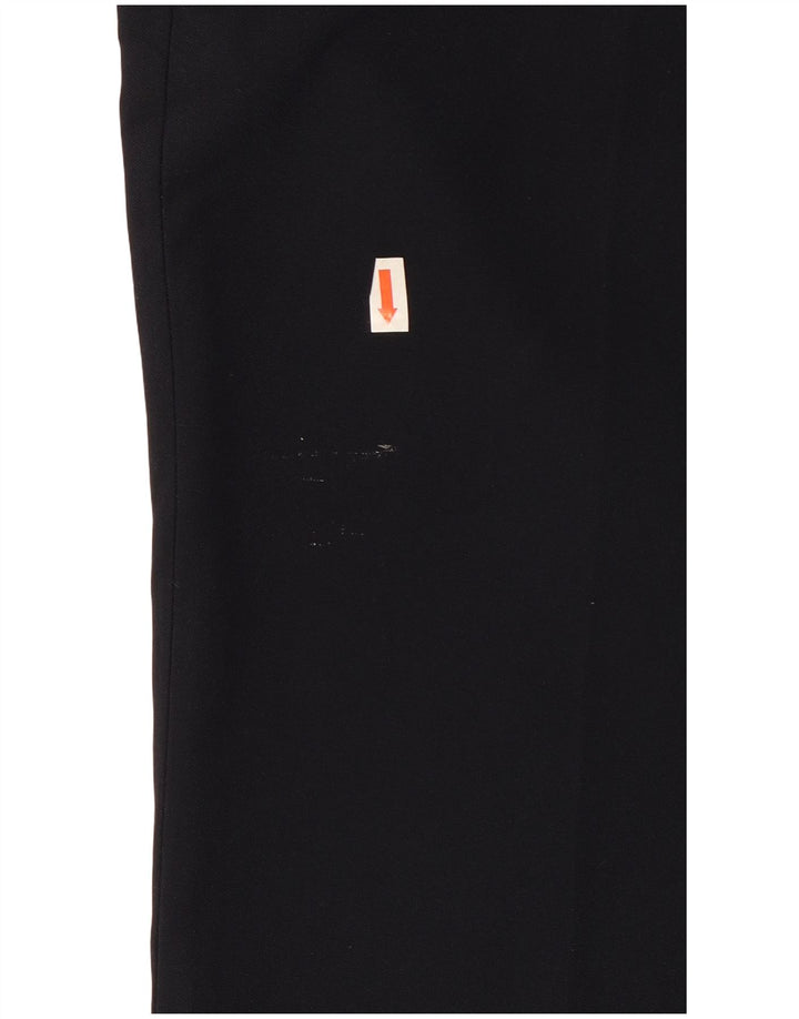 Marks & Spencer Mens Straight Chino Trousers W42 L29 Navy Blue Polyester