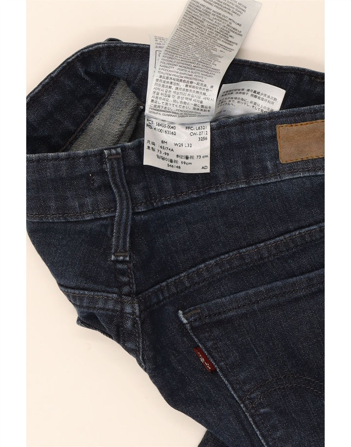 LEVI'S Womens Skinny Jeans W29 L32 Navy Blue Vintage Levi's and Second-Hand Levi's from Messina Hembry 