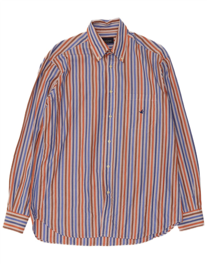 Brooksfield Mens Shirt Size 41 Medium Multicoloured Striped