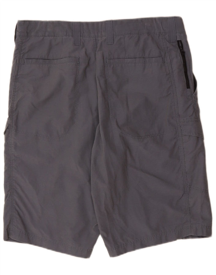Marks & Spencer Mens Cargo Shorts W34 Large  Blue Cotton