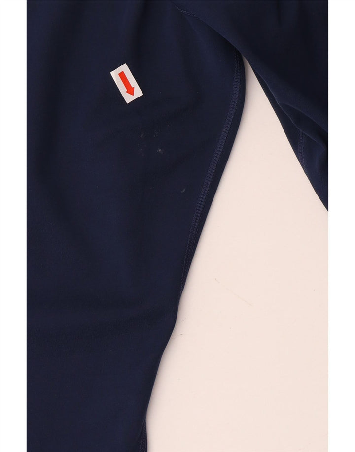 NIKE Womens Dri Fit Leggings UK 10 Small  Navy Blue Polyester