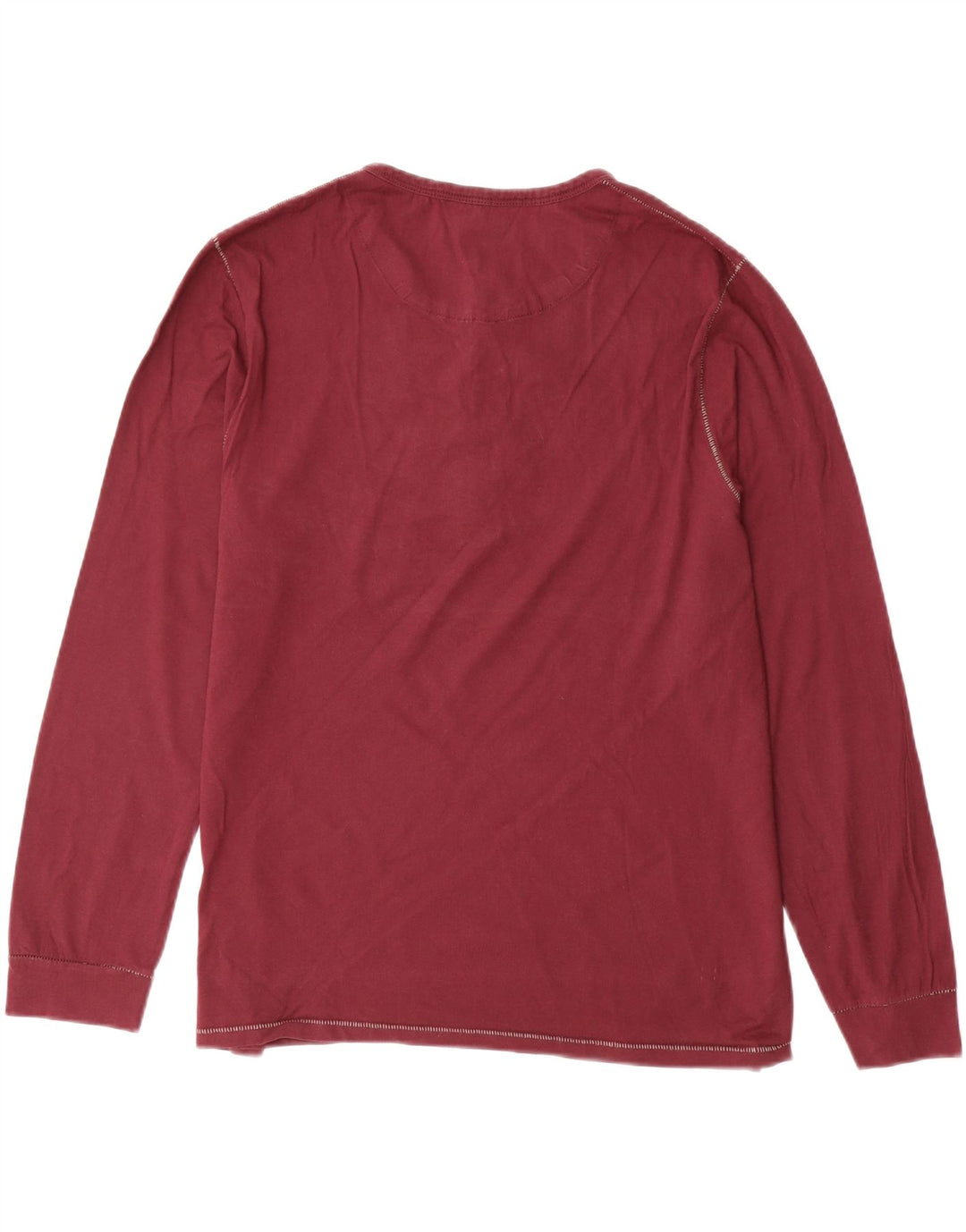 Ted Baker Womens Top Long Sleeve Size 5 XL Maroon Cotton