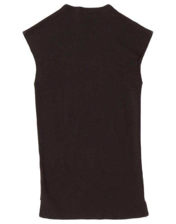 Zara Womens Vest Top UK 8 Small Black