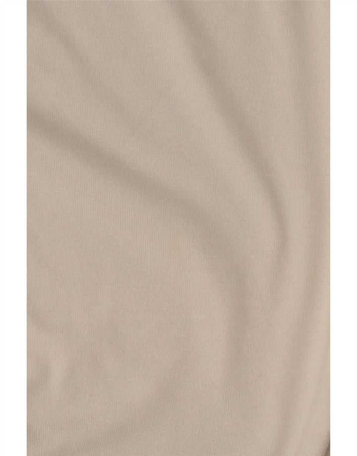 Champion Mens Top Long Sleeve XL Off White Cotton