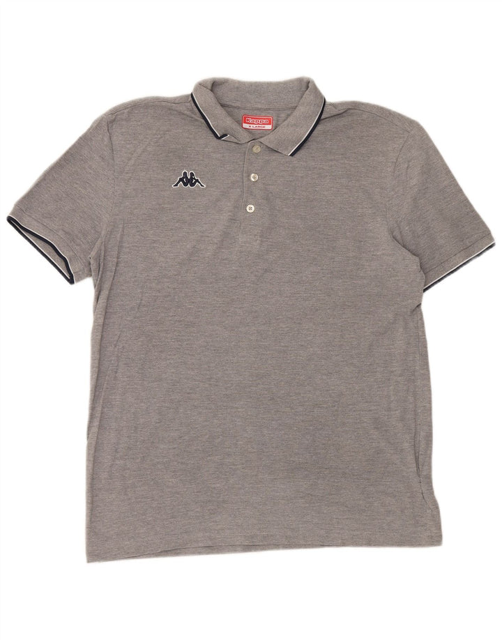 Kappa Mens Polo Shirt XL Grey