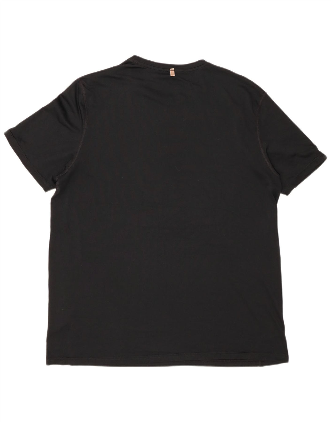 RUSSELL ATHLETIC Mens Dri-Power T-Shirt Top XL Black Polyester
