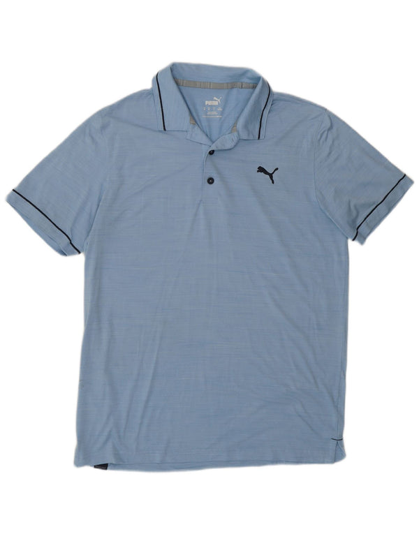 PUMA Mens Polo Shirt Medium Blue