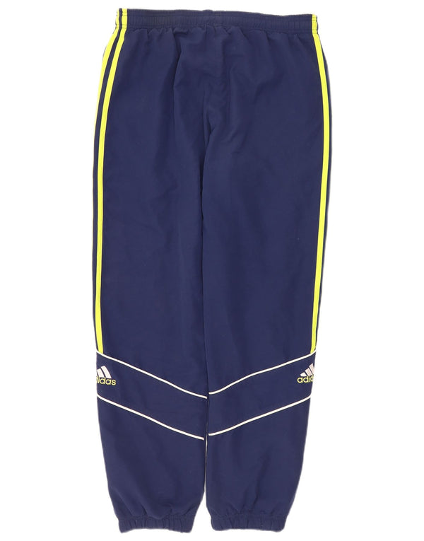 Adidas Mens Tracksuit Trousers Medium Navy Blue Polyester