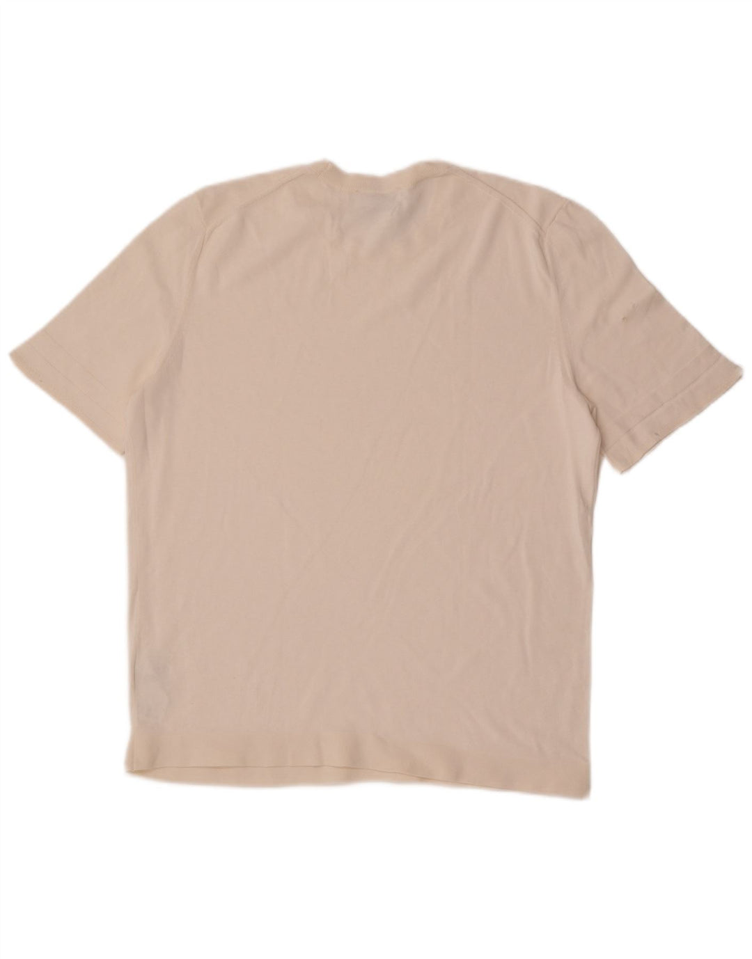 Cos Womens Regular T-Shirt Top UK 14 Medium White Cotton
