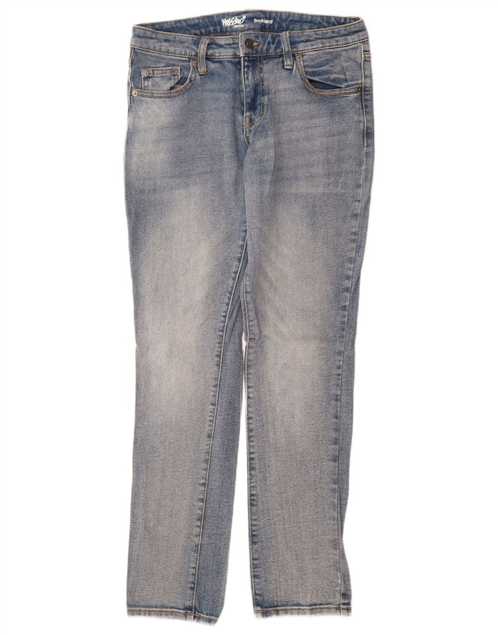 Mossimo Womens Boyfriend Tapered Jeans US 4 Small W27 L30 Blue Cotton