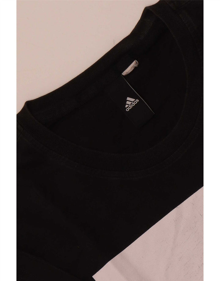 Adidas Mens Graphic T-Shirt Top Small Black