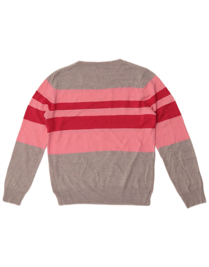 Marks & Spencer Womens Crew Neck Jumper Sweater UK 8 Small Multicoloured