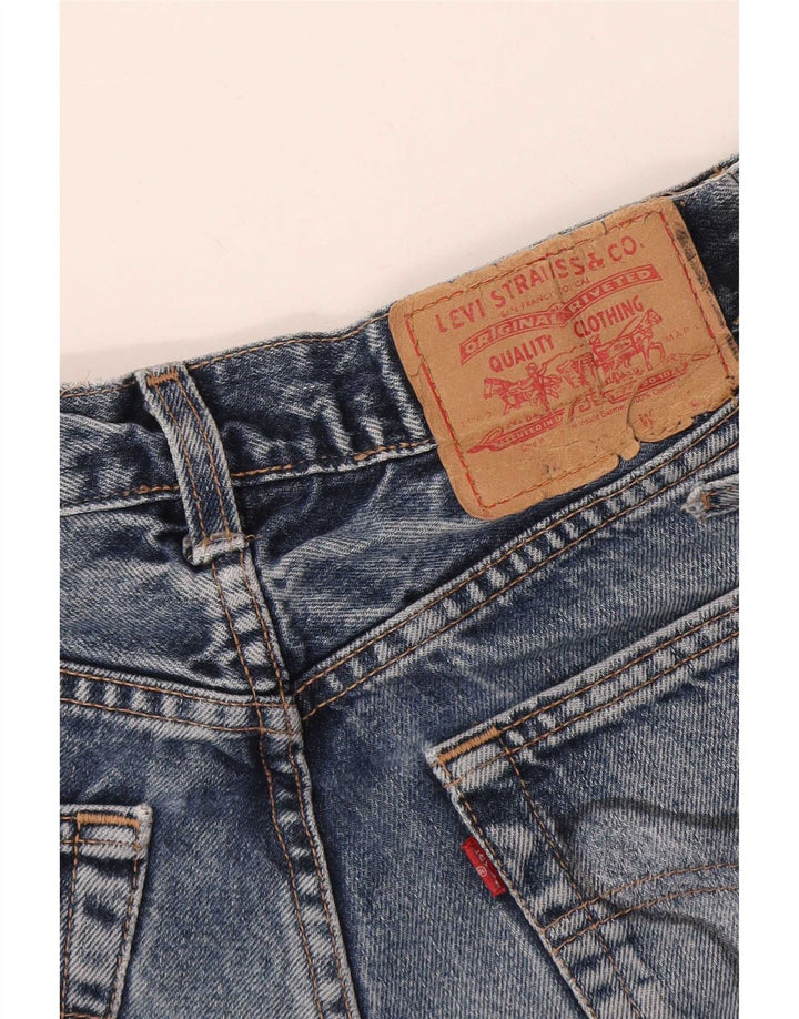 Levi's Womens Distressed Denim Shorts W24 XS Blue