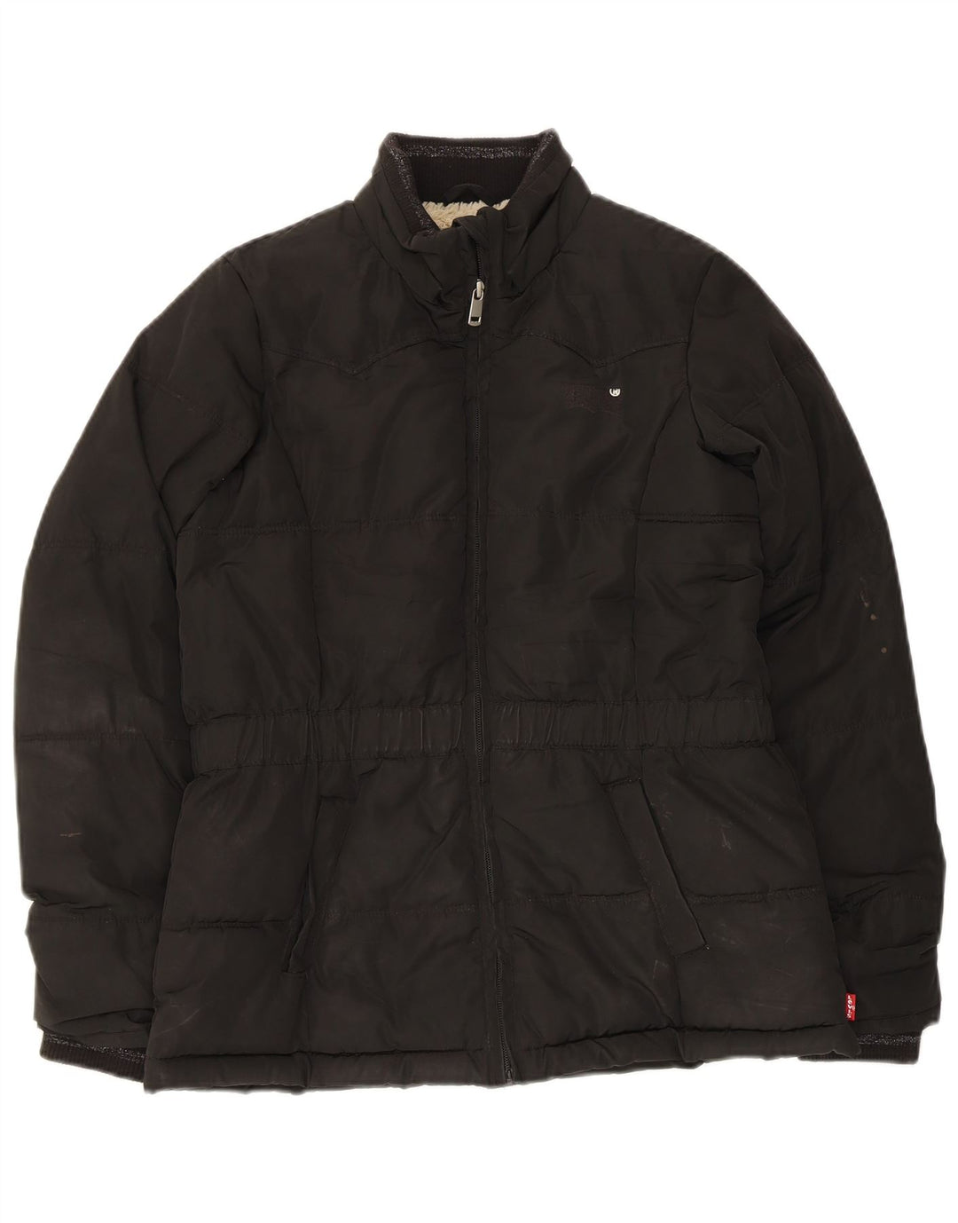 Levi's Girls Padded Jacket 13-14 Years Black Polyester