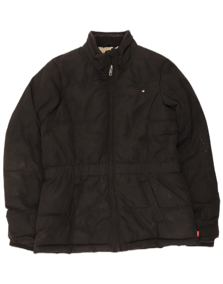 Levi's Girls Padded Jacket 13-14 Years Black Polyester