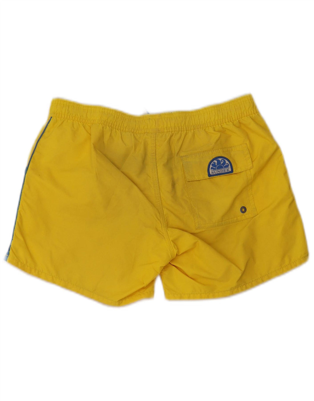 Sundek Boys Swimming Shorts 13-14 Years Yellow Polyester
