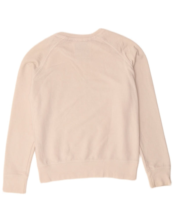 ALPHA INDUSTRIES Mens Graphic Sweatshirt Jumper XS White