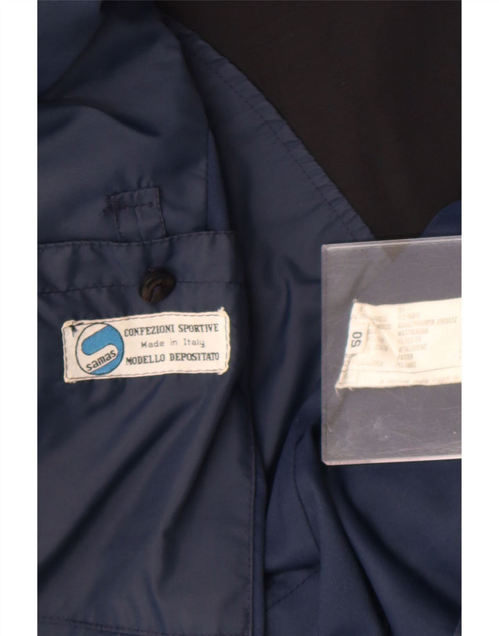 Samas Womens Padded Jacket IT 50 XL Blue Colourblock Nylon