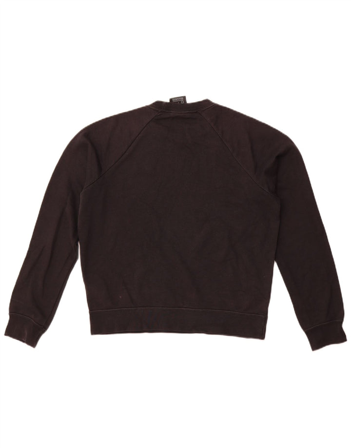 Nike Womens Oversized Sweatshirt Jumper UK 10 Small Black Cotton