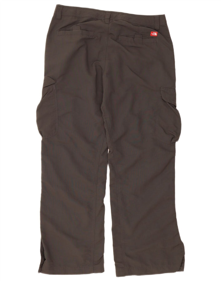 The North Face Womens Straight Cargo Trousers US 10 Large W34 L29 Grey