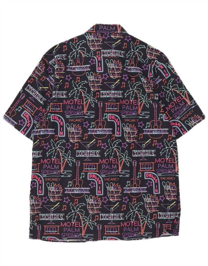 Ted Baker Mens Graphic Short Sleeve Shirt Size 5 XL Multicoloured Hawaiian