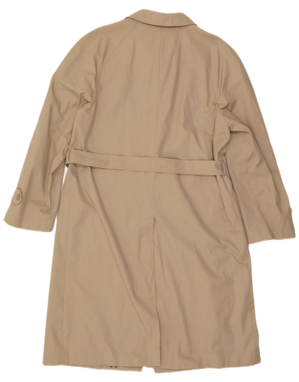 Vintage Mens Overcoat IT 54 2XL Beige