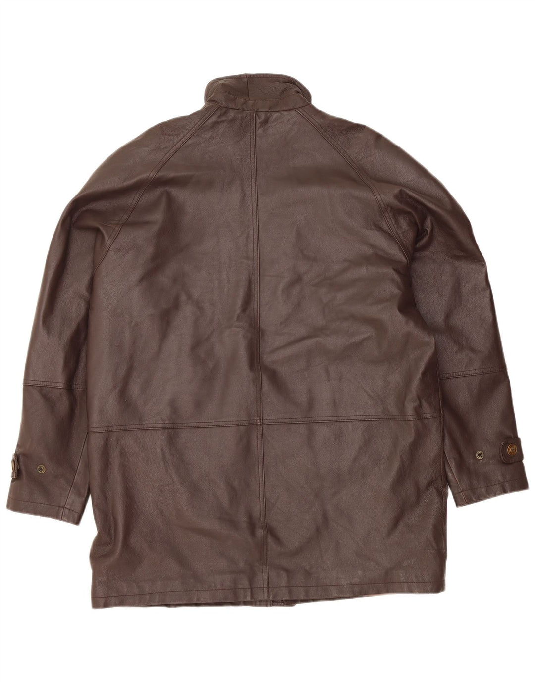 Vintage Mens Leather Jacket UK 40 Large Brown Leather