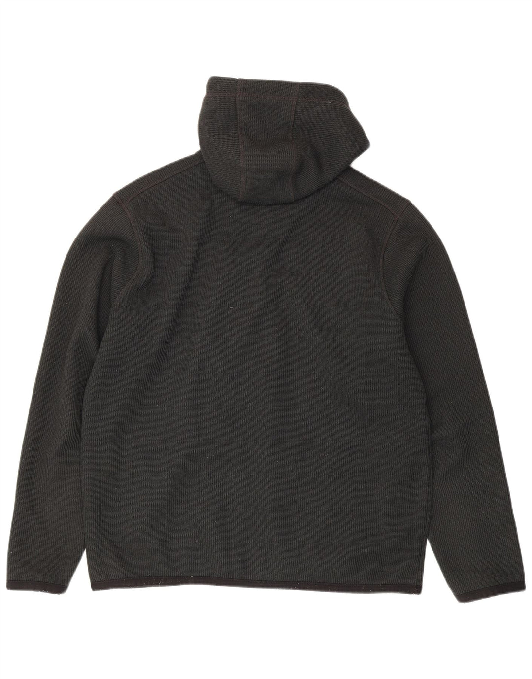 Weird Fish Mens Zip Hoodie Sweater Large Grey Polyester