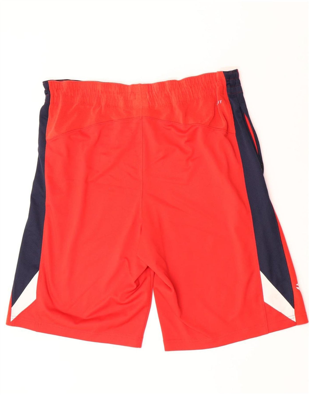 Nike Mens Dri Fit Sport Shorts Large  Red Colourblock Polyester
