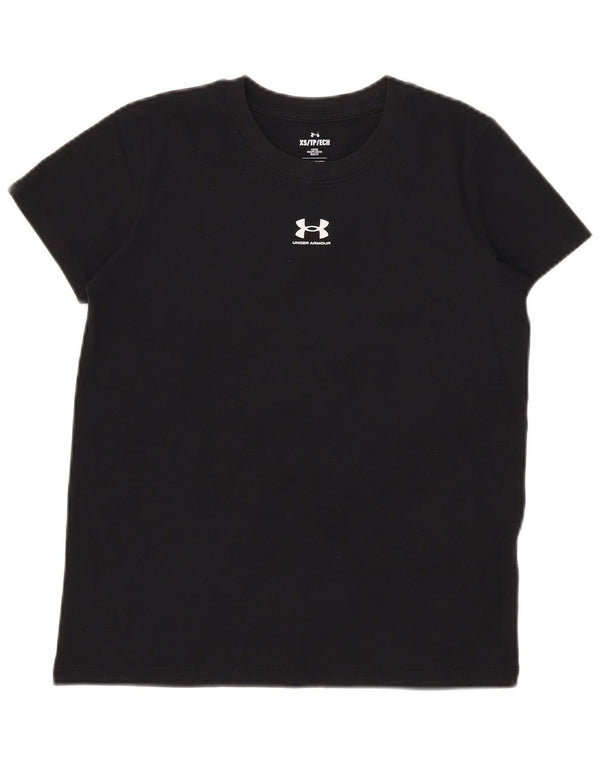 Under Armour Womens Graphic T-Shirt Top UK 6 XS Black