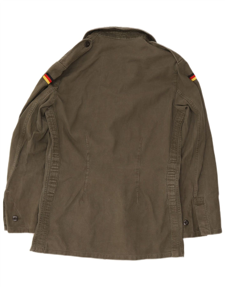 Vintage Mens Military Jacket UK 36 Small Khaki