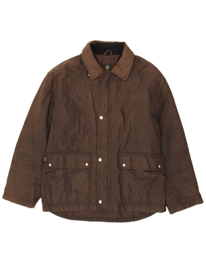 FAY Mens Ema Bomber Jacket UK 42 XL Brown
