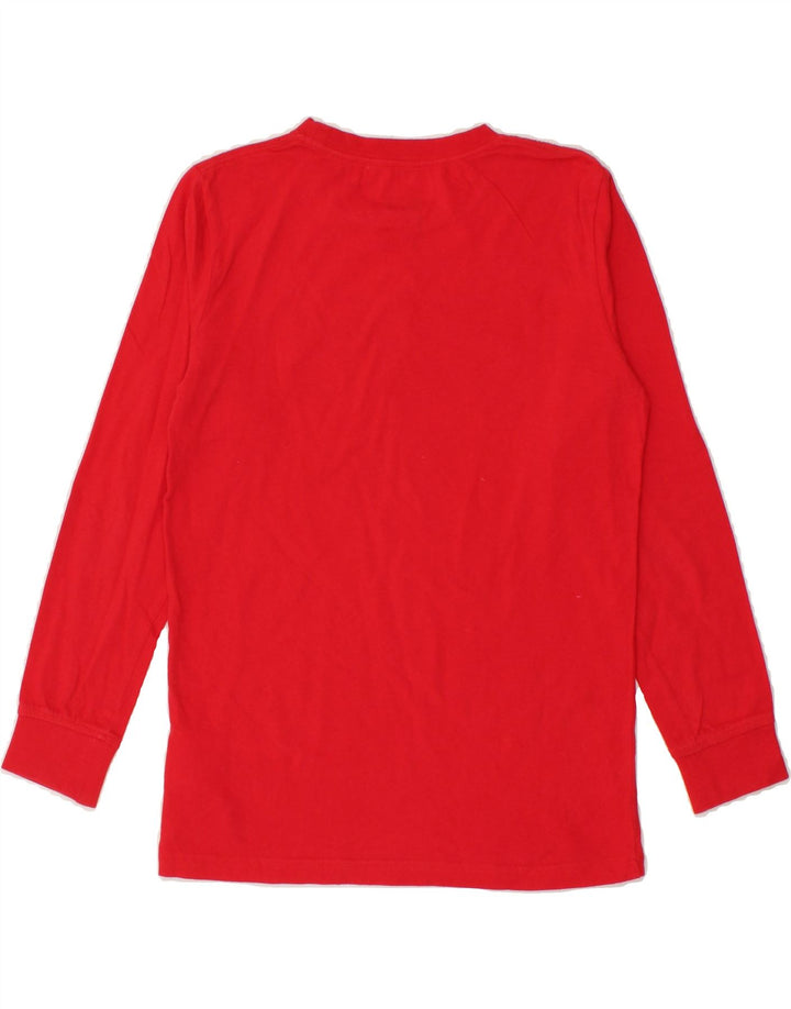 LEVI'S Boys Graphic Top Long Sleeve 13-14 Years Red Cotton Vintage Levi's and Second-Hand Levi's from Messina Hembry 