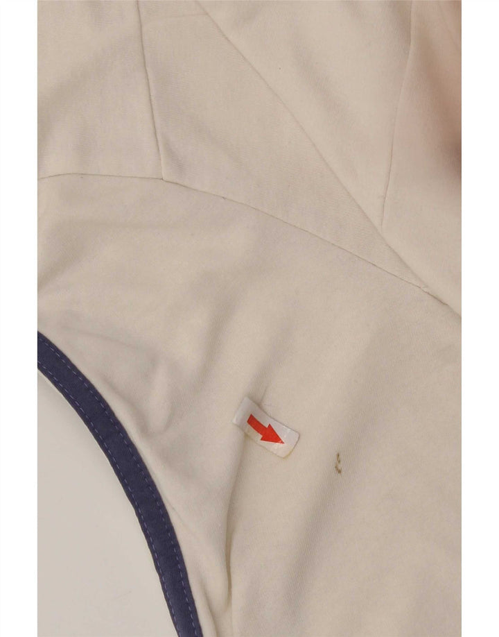 Adidas Womens Tracksuit Top Jacket Small White Cotton