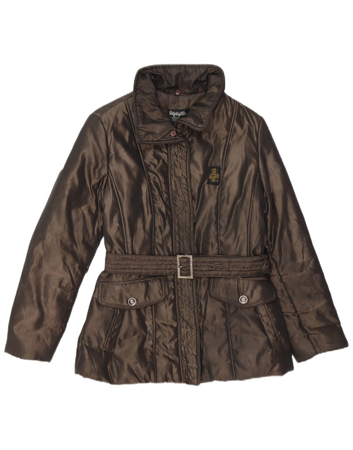 REFRIGIWEAR Womens Cruz Padded Jacket UK 14 Medium Brown