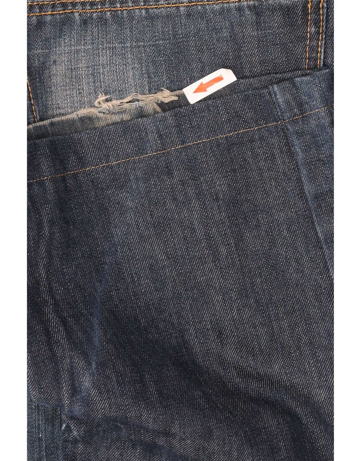 Marlboro Classics Mens Straight Jeans W32 L28 Blue Cotton