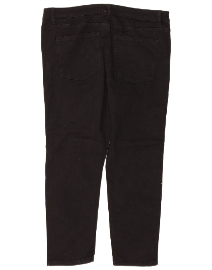 MARKS & SPENCER Womens Lily Slim Jeans UK 18 XL W36  L26 Black Cotton