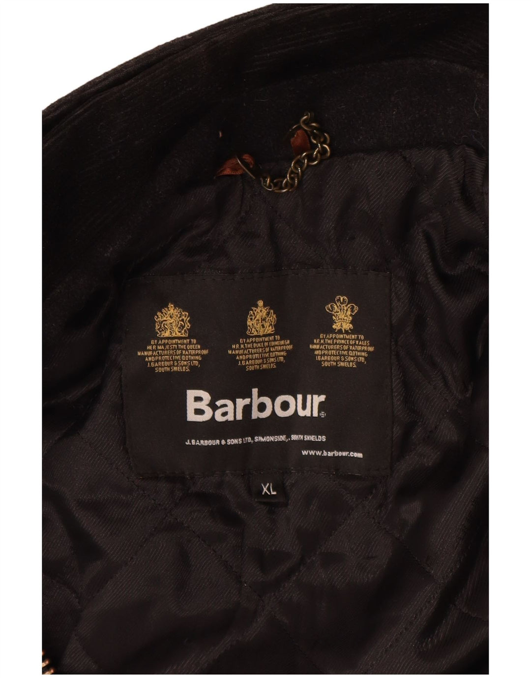 Barbour Mens Overcoat UK 42 XL Black