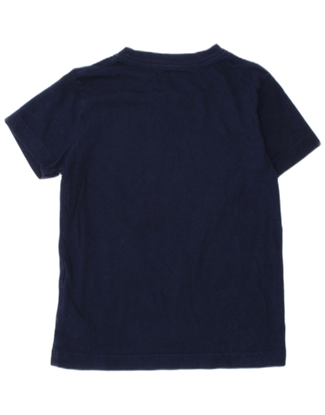 CONVERSE Boys Chuck Taylor Graphic T-Shirt Top 4-5 Years Navy Blue Cotton