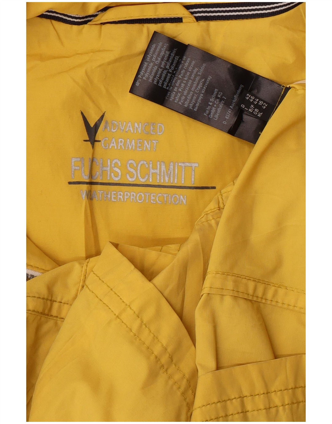 FUCHS & SCHMITT Womens Utility Jacket UK 16 Large  Yellow Cotton