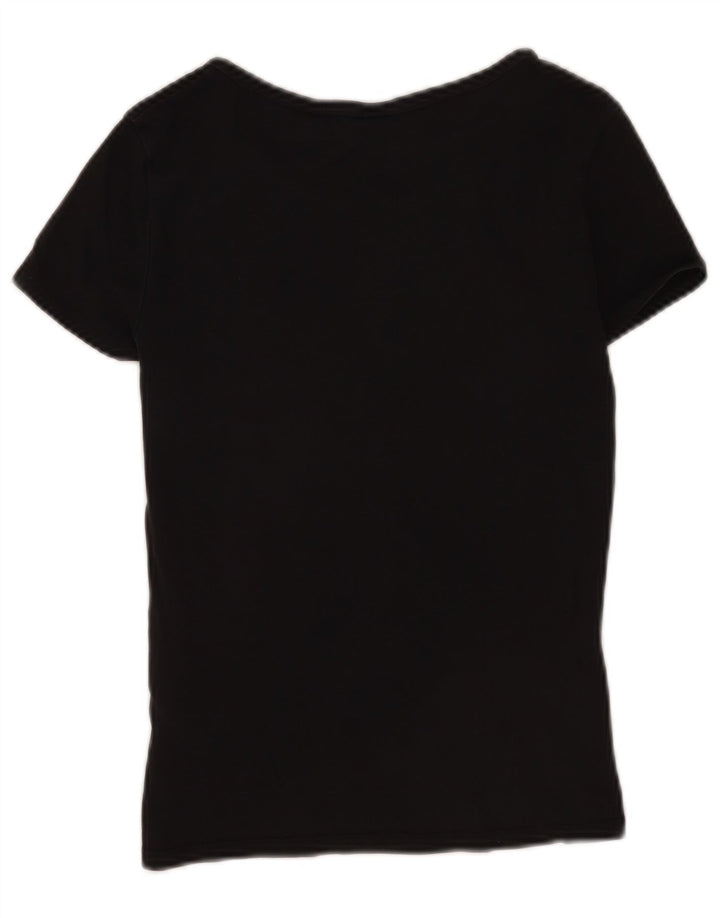 Levi's Womens T-Shirt Top UK 12 Medium Black