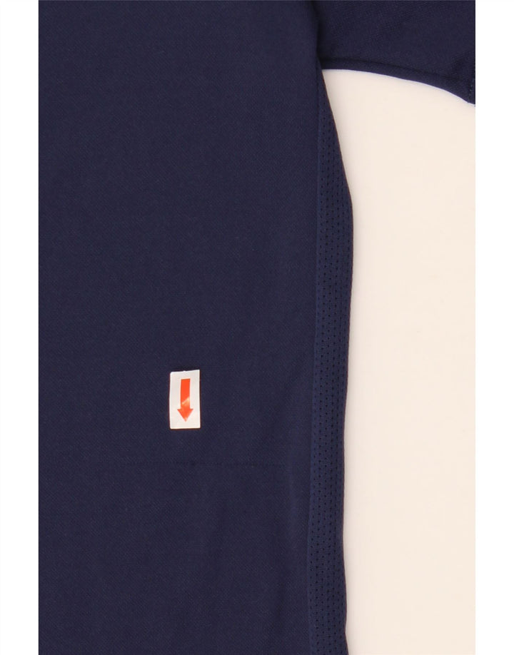 Nike Mens Dri Fit T-Shirt Top Small Navy Blue Polyester