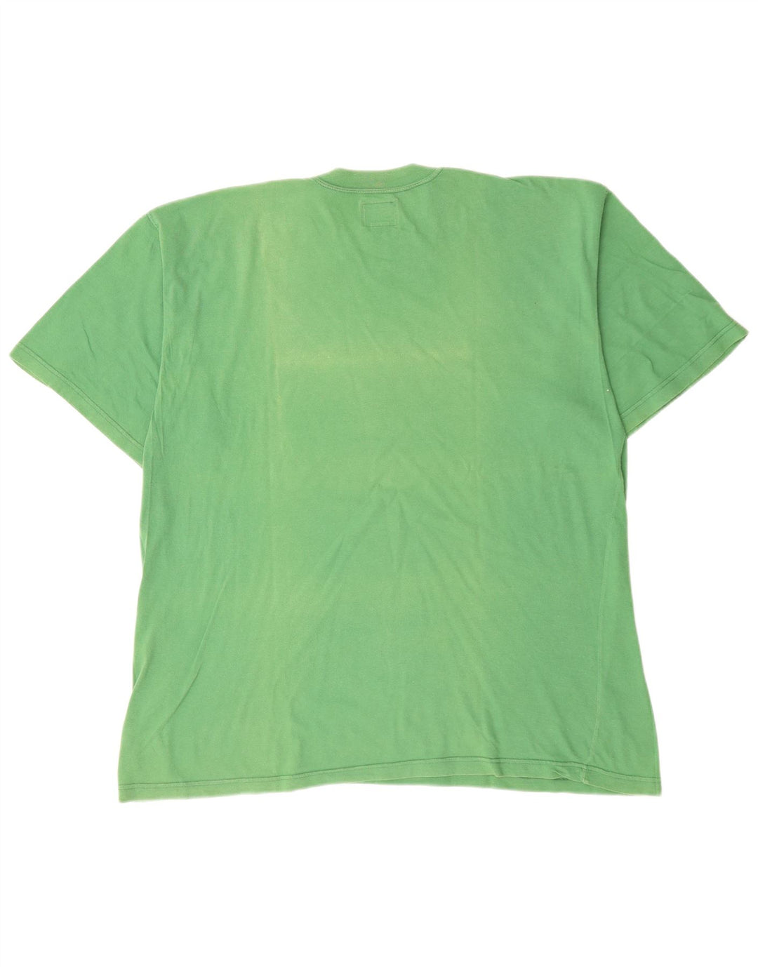 REPLAY Mens Graphic T-Shirt Top Large Green Cotton
