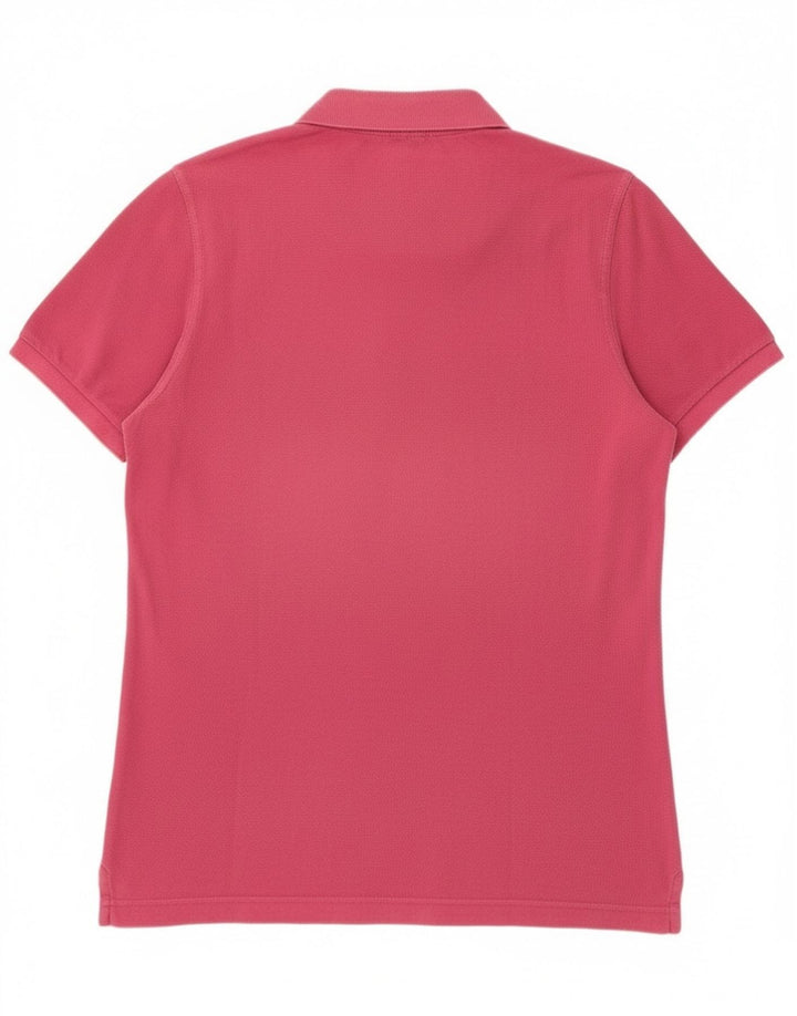Benetton Mens Polo Shirt Large Pink Cotton