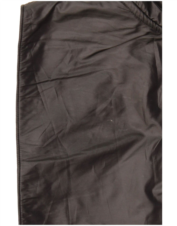 NIKE Womens Oversized Crop Sweatshirt Jumper UK 16 Large Grey Colourblock