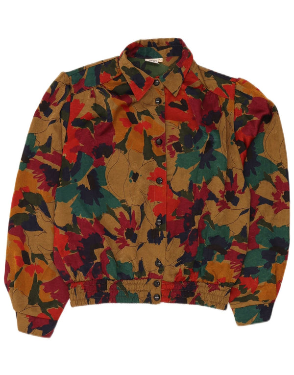 JORG PETERSON Womens Shirt Blouse EU 42 Large Multicoloured Floral