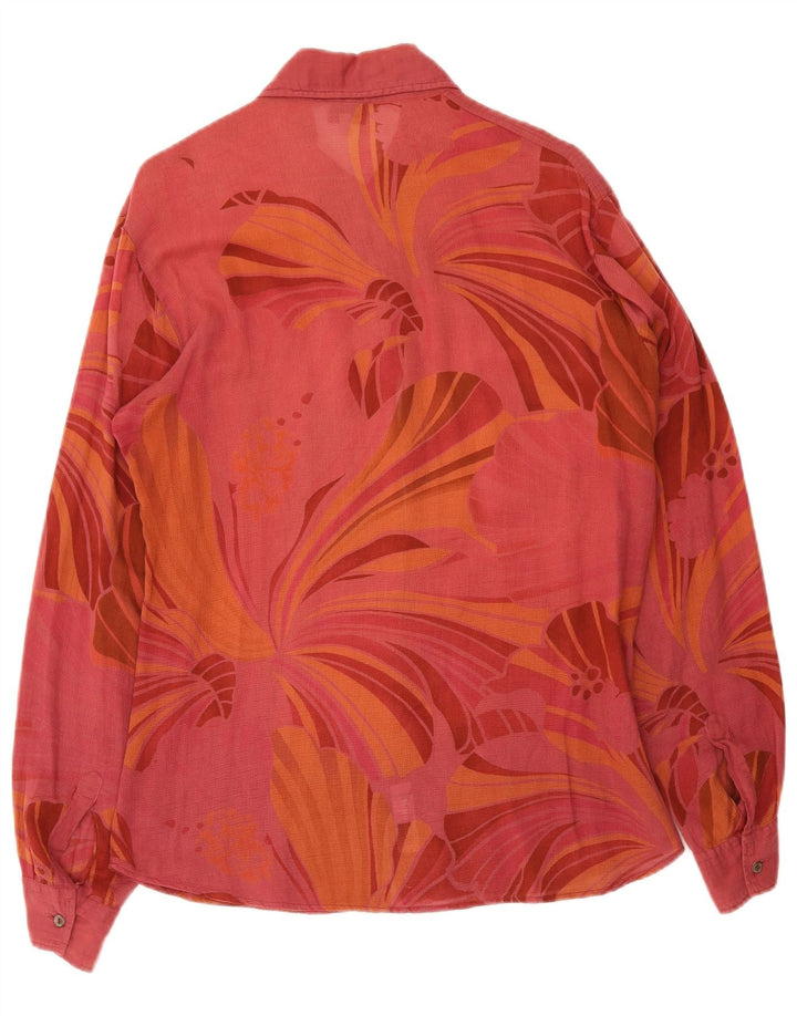 Dolce & Gabbana Mens Shirt IT 48 Medium Red Floral